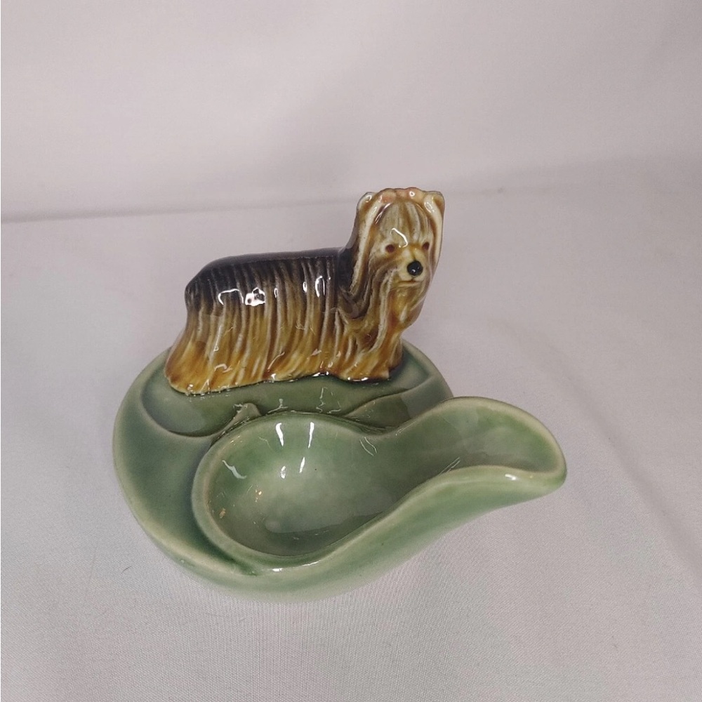 Vintage Ceramic Yorkshire Terrier Dog
Smoke Holder